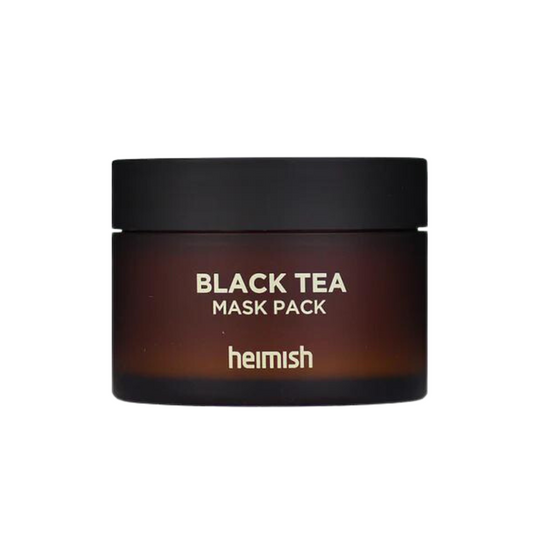 Heimish's Black Tea Mask Pack quickly revives tired, puffy skin in five mins. The cooling effect decreases puffiness while hydrating. Antioxidants improve elasticity and vitality, and black tea heals blemishes, acne, scars and redness due to its antibacterial properties. Easily apply and wash off this gel-like mask, perfect for anytime use, especially in the mornings to reduce puffiness and nourish skin.