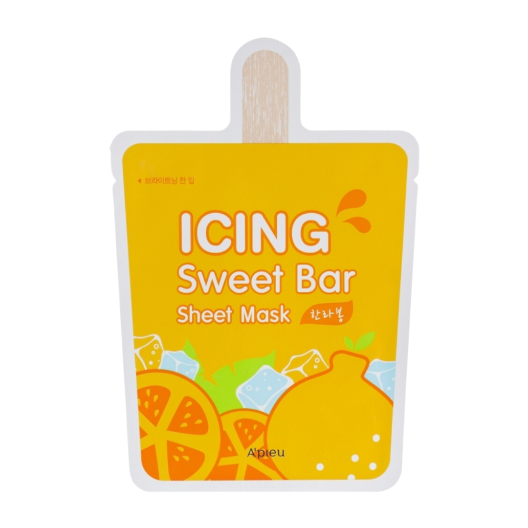 Mask sheet with mandarin orange, yuzu, & camellia extracts brightens & clarifies complexion.